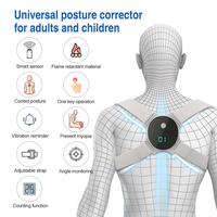 Correcteur de posture intelligent avec rappel de vibration électrique, soutien dorsal supérieur professionnel réglable