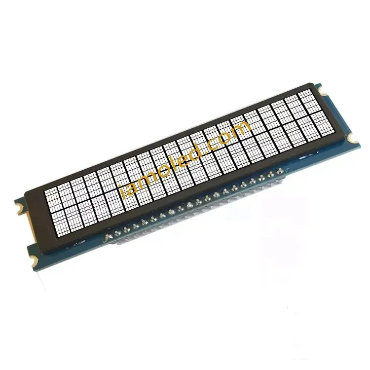 Modul layar oled matriks pasif biru tipe karakter 2.93 inci 20x2 modul layar oled antarmuka paralel 8bit