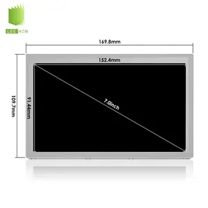 Công nghiệp lớp 7 inch Kyocera TCG070WVLQGPNN-AN40 800x480 LVDS IPS TFT LCD module độ sáng cao LCD màn hình hiển thị LCD Bảng điều chỉnh