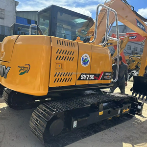 Petite pelle Sany 75C d'occasion de haute qualité 2018 modèle 6 tonnes avec moteur de pompe à moteur d'origine et équipement testé - Product Image 6