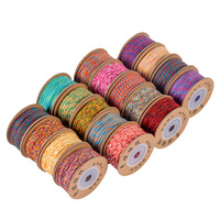 Corda in Cotone Intrecciata a Mano 100% Cotone, 0.8MM 18 Fili, per Creazione Gioielli e Braccialetti Personalizzati