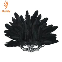 Masque en Plumes de Renard de Qualité Supérieure pour Fêtes, Carnaval Brésilien, Halloween, Soirées Déguisées, Mardi Gras, Cosplay et Spectacles Scéniques