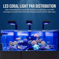Lumière LED pour aquarium Jebao série MRL, spectre complet, luxe, pour réservoirs de coraux, construction en acier inoxydable, économie d'énergie, ultra silencieuse