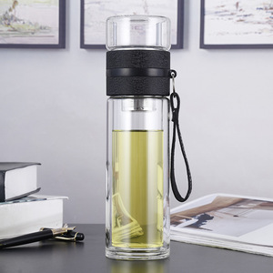 <span class=keywords><strong>Bouteille</strong></span> d'eau <span class=keywords><strong>filtrante</strong></span> en verre portable écologique personnalisée Seaygift, infuseur à thé, <span class=keywords><strong>bouteille</strong></span> d'eau de <span class=keywords><strong>voyage</strong></span> avec filtre en acier inoxydable - Product Image 3