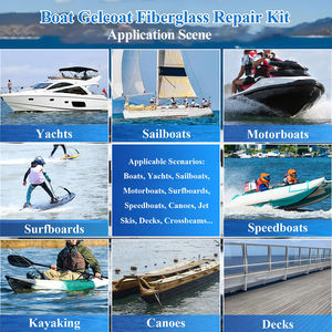Kit de Reparación de Fibra de Vidrio WBG para Embarcaciones, Repara Agujeros, Desportilladuras, Grietas Profundas, Relleno de Fibra de Vidrio para Cerámica y Porcelana - Product Image 5
