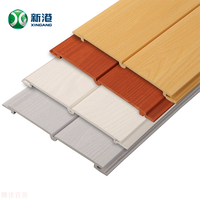 Bande décorative intérieure personnalisée bois plastique composite revêtement bois alternative panneau mural WPC