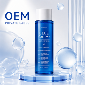 Tónico Calmante Blue Calm+ 120ml, Péptido Azul, Péptido de Cobre, Líquido Calmante para Piel Sensible, Logotipo Personalizado OEM - Product Image 5