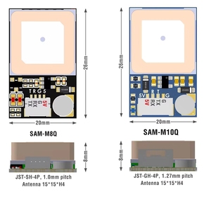 โมดูล MATEK SAM-M10Q GNSS GPS พร้อมเสาอากาศแบบ Patch ในตัว สำหรับโดรน RC มัลติโรเตอร์ ระยะไกล แข่งขัน ซ้อนกันได้ ใช้กับหุ่นยนต์ ชิ้นส่วน DIY - Product Image 1