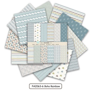 24 hojas de 6 "x 6" BOHO estilo cartulina papel para álbum de recortes - Product Image 4