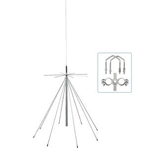 Antena Super Discone de Banda Ancha 25-1300MHz 25-3000MHz, Antena GP de Plano Terrestre para Estación Base y Repetidor - Product Image 4