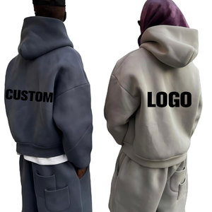 Conjunto Deportivo de Neopreno Estampado de Invierno, Unisex, Corte Regular, Transpirable, con Sudadera con Cremallera y Pantalones Deportivos de Algodón, con Pedrería - Product Image 1