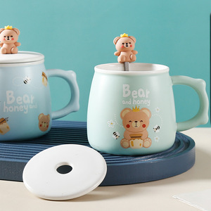 Nouvelle arrivée, boîte cadeau, tasse à café en céramique 3D, dessin animé, gros ventre, pour enfants - Product Image 6