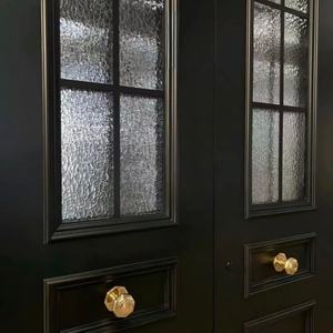 <span class=keywords><strong>Porte</strong></span> moderne <span class=keywords><strong>en</strong></span> <span class=keywords><strong>fer</strong></span> <span class=keywords><strong>forgé</strong></span> double <span class=keywords><strong>avec</strong></span> verre dépoli, résistante aux ouragans, pour entrée extérieure, cuisine extérieure, application <span class=keywords><strong>en</strong></span> centre commercial - Product Image 5