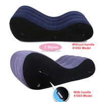 SacKnove Canapé gonflable pour chambre à coucher pour femmes adultes, chaise à poignée, oreiller pour positions sexuelles, jouets sexuels pour couples, meubles sexuels pour l'amour
