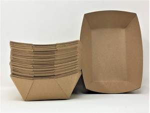 Caja desechable personalizada a prueba de grasa para llevar bandejas de comida con forma de barco de papel para comida rápida - Product Image 5