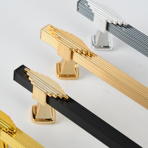 Tiradores de gabinete de lujo, perillas de plástico para cajón de muebles, fácil instalación, <span class=keywords><strong>Centro</strong></span> de orificio de 96mm - Product Image 1