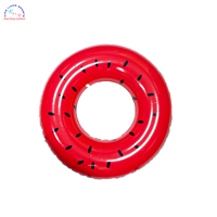 Vente en gros de pastèque de haute qualité motif de fruits cercle de natation piscine flotteur anneaux de natation gonflables grand anneau de natation pour les enfants
