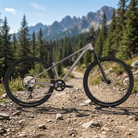 Vélo de montagne de niveau XC certifié CE, en alliage d'aluminium, freins à disque hydrauliques M6100 9 vitesses, roues de 27,5/29 pouces, capacité de charge de 150 kg
