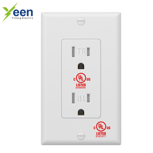 Presa a muro Duplex, 15a Tr ul American, presa di corrente universale a parete, decorazione a prova di manomissione Yineng DT 120v 15a - Product Image 2