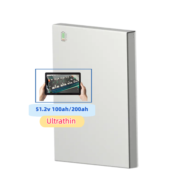 Ultra Thin 48v 100ah Smart Bms Lifepo4 Battery 48 V 51.2V Lifepo4 Power Wall 100ah 200ah 5kwh 10kwh Lifepo4 Battery