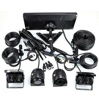 Moniteur de camion 10,36'' DVR 4 canaux, enregistreur vidéo numérique quadruple, caméra de recul pour bus, camping-car, remorque, camion