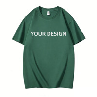 T-shirts de marque pour hommes, style streetwear, coupe oversize et carrée, délavé à l'acide, 260 g/m², imprimé vintage, coupe confortable