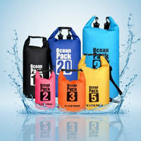 Sac étanche Yuanfeng en PVC 2L 5L 10L 15L 20L 30L pour la randonnée, le camping et le kayak