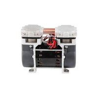 Mini compresseur d'air sans huile 25L/min pour appareil de soins de la peau/machine de pulvérisation d'oxygène, alimentation en air propre à faible bruit, petite taille