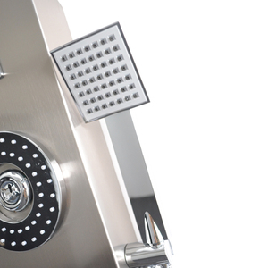 Nuevo diseño de esquina rectángulo de baño de acero inoxidable, superficie sólida Panel de <span class=keywords><strong>ducha</strong></span> <span class=keywords><strong>grifo</strong></span> - Product Image 3