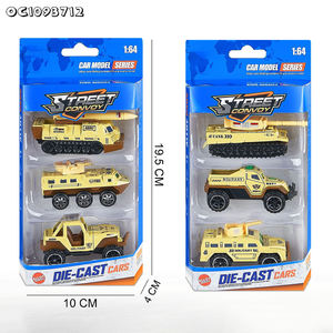 Tanque de Aleación a Escala 1:64, Juguete Militar Educativo, Set de Vehículos con Lanzamisiles, Camión, Modelo de Auto Fundido a Presión Personalizado para Niños, Educación Temprana - Product Image 6