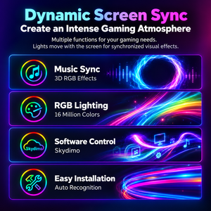 Kit d'éclairage arrière <span class=keywords><strong>Ambilight</strong></span> pour téléviseur, boîte de synchronisation, bande LED, synchronisation intelligente des couleurs, contrôle par application RGBIC pour home cinéma, console de jeu - Product Image 4