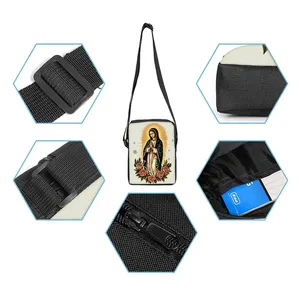 Sac <span class=keywords><strong>messager</strong></span>/sac bandoulière en polyester à imprimé 3D de la Vierge <span class=keywords><strong>Marie</strong></span>, dessin animé, simple face, pour enfants unisexes, décontracté, meilleur cadeau - Product Image 4
