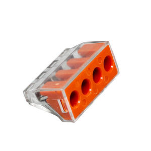 บล็อกขั้วต่อแบบเสียบ 4 รู ยี่ห้อ Yaosheng รุ่น YS-104D วัสดุ PBT ได้รับการรับรองมาตรฐาน CCC สำหรับสายไฟและระบบสายไฟในอาคาร - Product Image 1