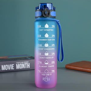 Wholesale 1 L Fashion <b>Sports</b> <b>Water</b> <b>Bottle</b> With Time Marker Direct Drinking Plastic Space <b>Sports</b> <b>Water</b> <b>Bottle</b> Made In Vietnam - Product Image 2