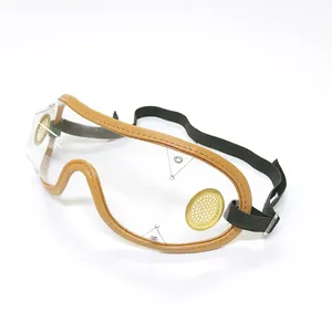 Anti Wind Anti Dust Met Ontluchting Pc Lens Pu Frame Classic Paardrijden Racing Veiligheidsbril Bril EN166