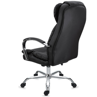 Chaise de bureau de direction à dossier haut à prix avantageux, réglable, en cuir PU, ergonomique, avec roulettes