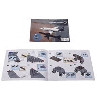 Livre d'instructions de dépliant plié certifié personnalisé de haute qualité impression en carton papier coloré pour l'utilisateur de brochures