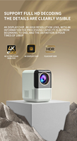 Touyinger ET31 projecteur à courte portée Portable Mini Full HD 720P prise en charge 4K LED Android projecteur à courte portée