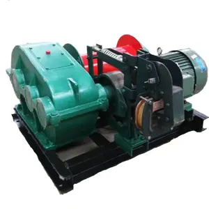 Single Drum Winch 5 Ton 10 Tons 15 Tons 20tons Electric Engine Powered Winch Price