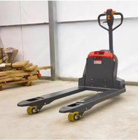 Transpalette Électrique Stable de Haute Qualité, Capacité de Charge 1500kg, Batterie Lithium DC15 24V, 4x4, Largeur d'Allée 2000mm, Faible Rayon de Braquage