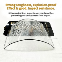 LKG OG IT'S ME Antistatische Gehard Glas Screenprotector ESD Grote Gebogen Rand Screenprotector voor Iphone voor Samsung