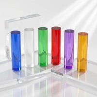 Tige transparente en acrylique personnalisée OEM ODM tige de tube transparente en acrylique tige de 35mm en acrylique personnalisée