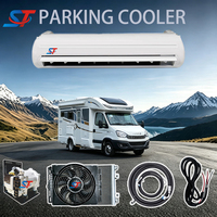Type caché 12V/24V électrique climatiseur électrique de stationnement de rv pour le climatiseur électrique de stationnement de VAN pour le mini autobus