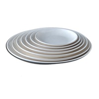 Assiette ronde en mélamine blanche incassable de 8 pouces, personnalisable pour restaurant, compatible lave-vaisselle