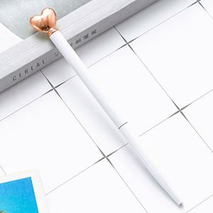 Heart Shaped Metal Ballpoint <b>Pen</b> with Embossed Design Portable Perfect for Wedding Bridal Shower Graduation Birthday School Gift - Product Image 2