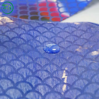 Film TPU imperméable, anti-rayures, réfléchissant et lisse, avec logo personnalisé en jacquard Ripstop coloré, pour sac à main, trousse de maquillage, bricolage