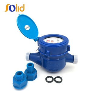 Dn15-50mm ABSプラスチック液体シールメカニカルマルチジェットタイプウェットダイヤル冷水メーター - Product Image 2