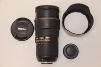 Objectif zoom standard professionnel AF-S NIKKOR 24-70mm F/2.8E ED VR, compatible plein format/DX, filetage de filtre 82mm