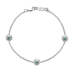 Vita di mare Gioielli In Argento Sterling Tre Larimar <span class=keywords><strong>Tartaruga</strong></span> <span class=keywords><strong>Tartaruga</strong></span> Del Braccialetto Del Braccialetto - Product Image 4