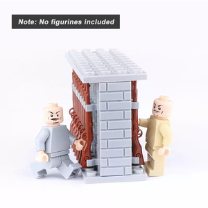 MOC Equipo de Almacenamiento para Colgar Rifles en la Pared, Bloques de Construcción Ensamblados, Piezas de Personajes, Plástico ABS, Juguete para Niños - Product Image 4